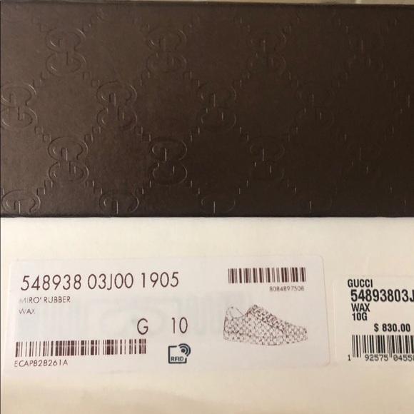 Gucci tennis shoes size 10 in European size 11 US - Picture 4 of 4